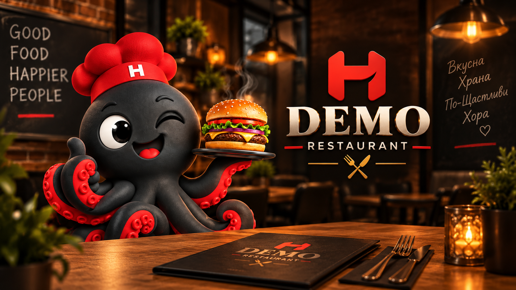 Digitales Menü – {0} HapniTuk Demo Restaurant